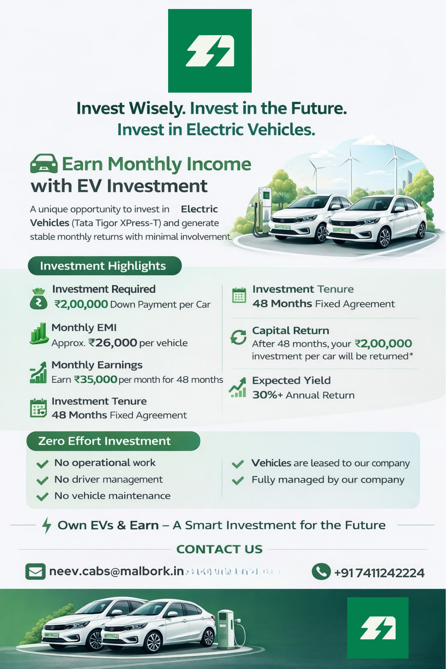 Envi Cabs investor program — page 1