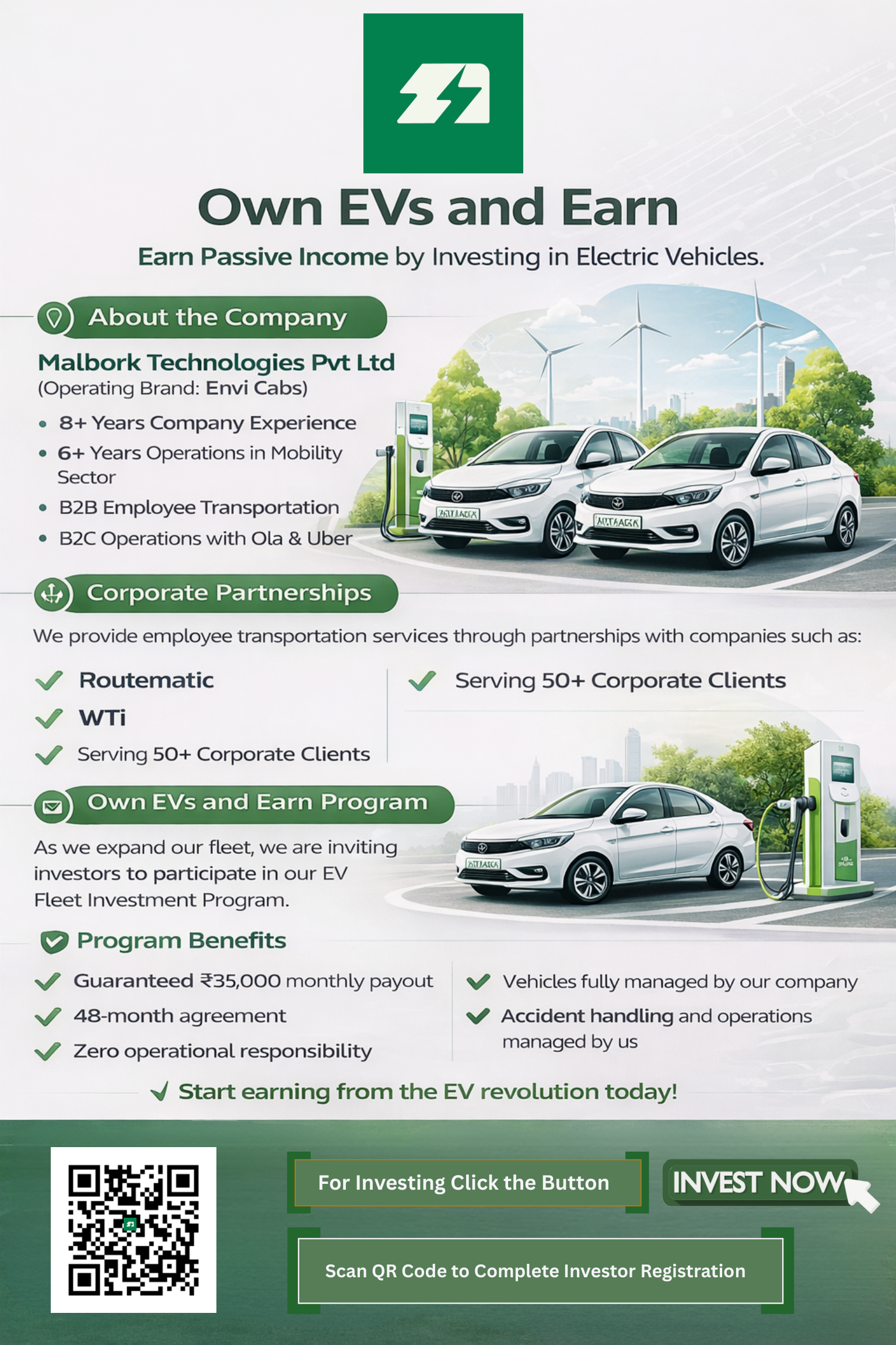 Envi Cabs investor program — page 2